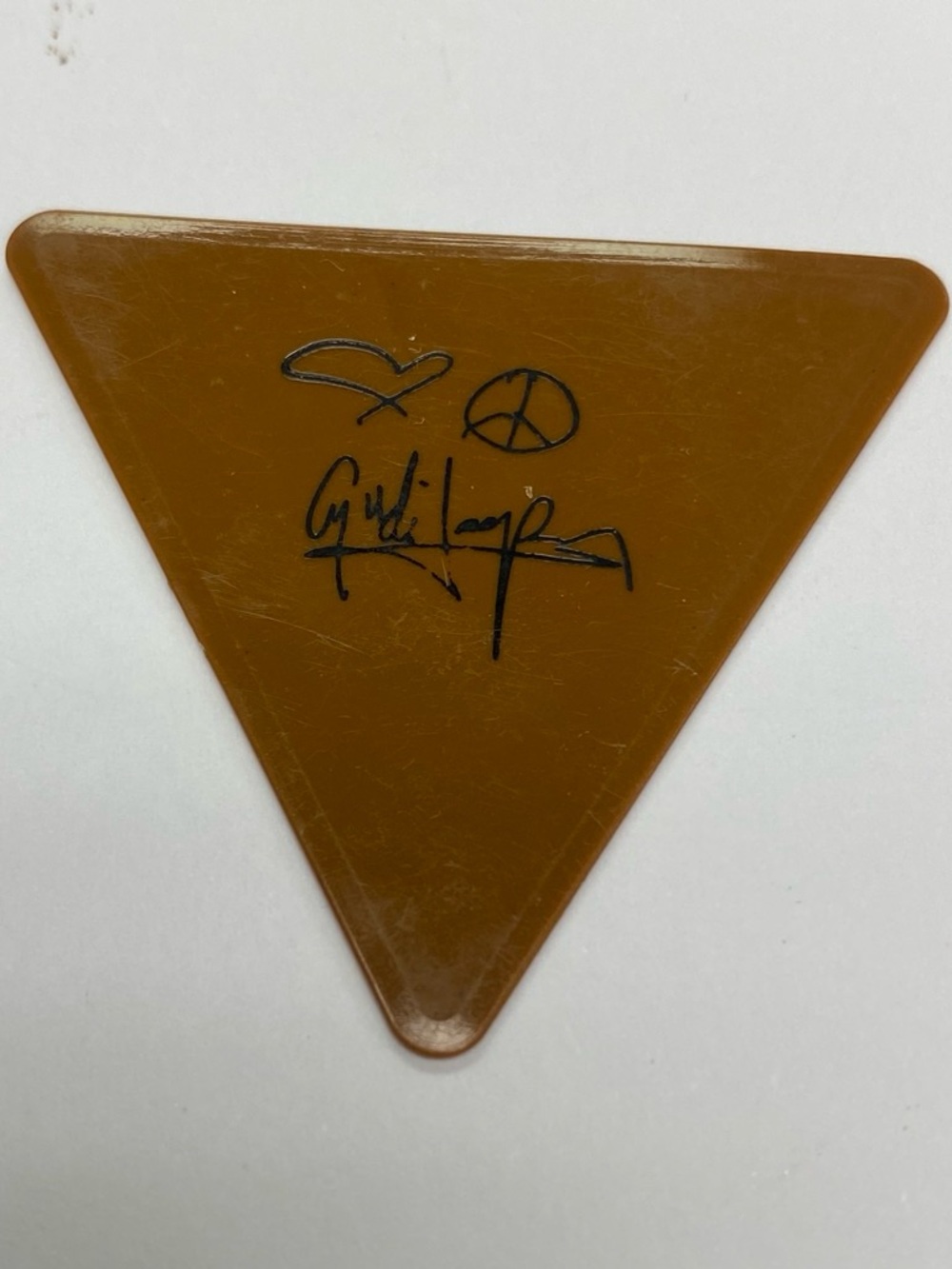 1993 Cindi Lauper Stamped authentic guitar pick